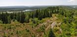 A mid-afternoon veiw down the expanse of Isle Royale National Park.  Photo taken from the Mount Ojibway Fire Tower.