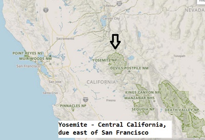 Yosemite map