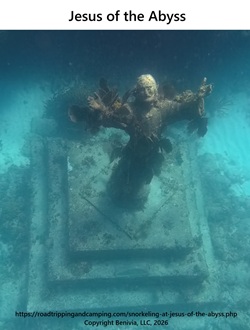 Jesus of the Abyss, also called Christ of the Deep statue