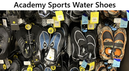 water shoes from Academy Sports