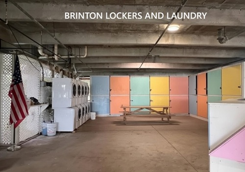 BEC lockers and laundry facilities