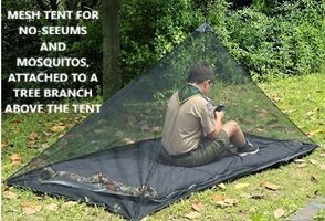 mesh netting tent to put your sleeping mat inside