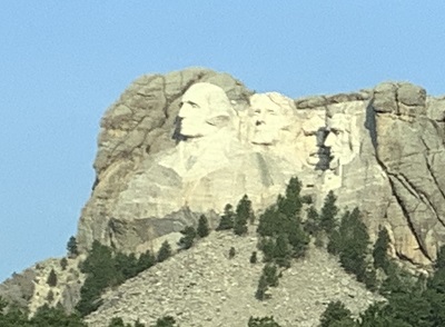 Mt Rushmore  side view