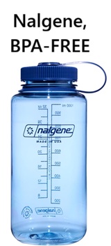 Nalgene 32 oz Wide Mouth Water Bottle  BPA-Free