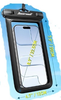 Waterproof Phone Pouch - IPX8 Waterproof (snorkeling depths) 