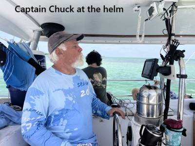 Captain at the helm