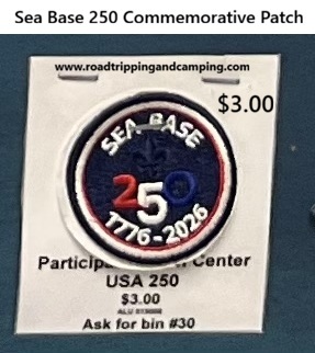 Sea Base 250 Anniversary Commemorative Patch