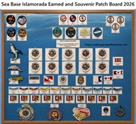 Sea Base Awards, Patches and Badges