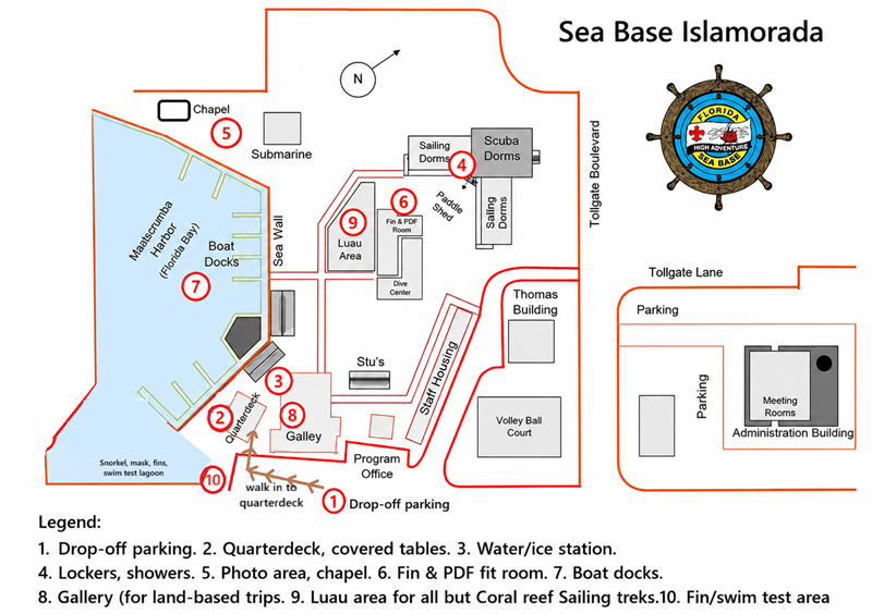 Sea Base Islamorada layout map